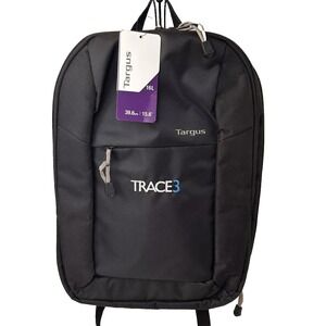 Targus Trace3 Black 16L Laptop Backpack School‎ Travel Carry On Bag
